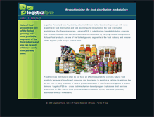 Tablet Screenshot of logisticafoods.com